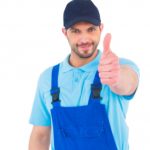 Maintenance worker giving thumbs up: Richmonds Professional HVAC Services Blog