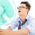 man with fan: Richmond’s Air Indoor Comfort Systems blog