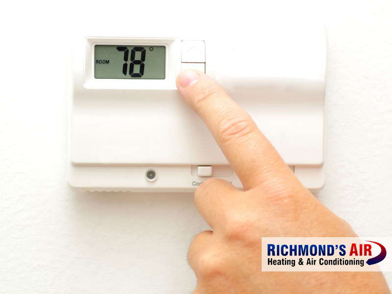 AC thermostat: Richmond's Air DIY Center article